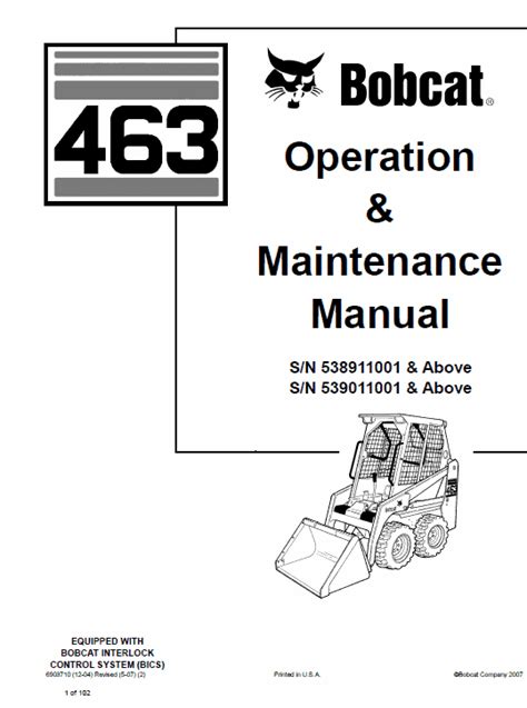 skid steer 463 harness|bobcat 463 wiring.